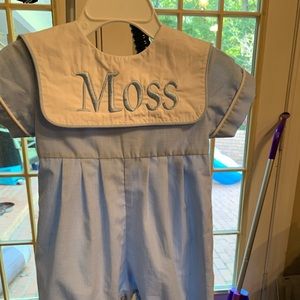 Long john monogrammed Moss. Brand mom and me